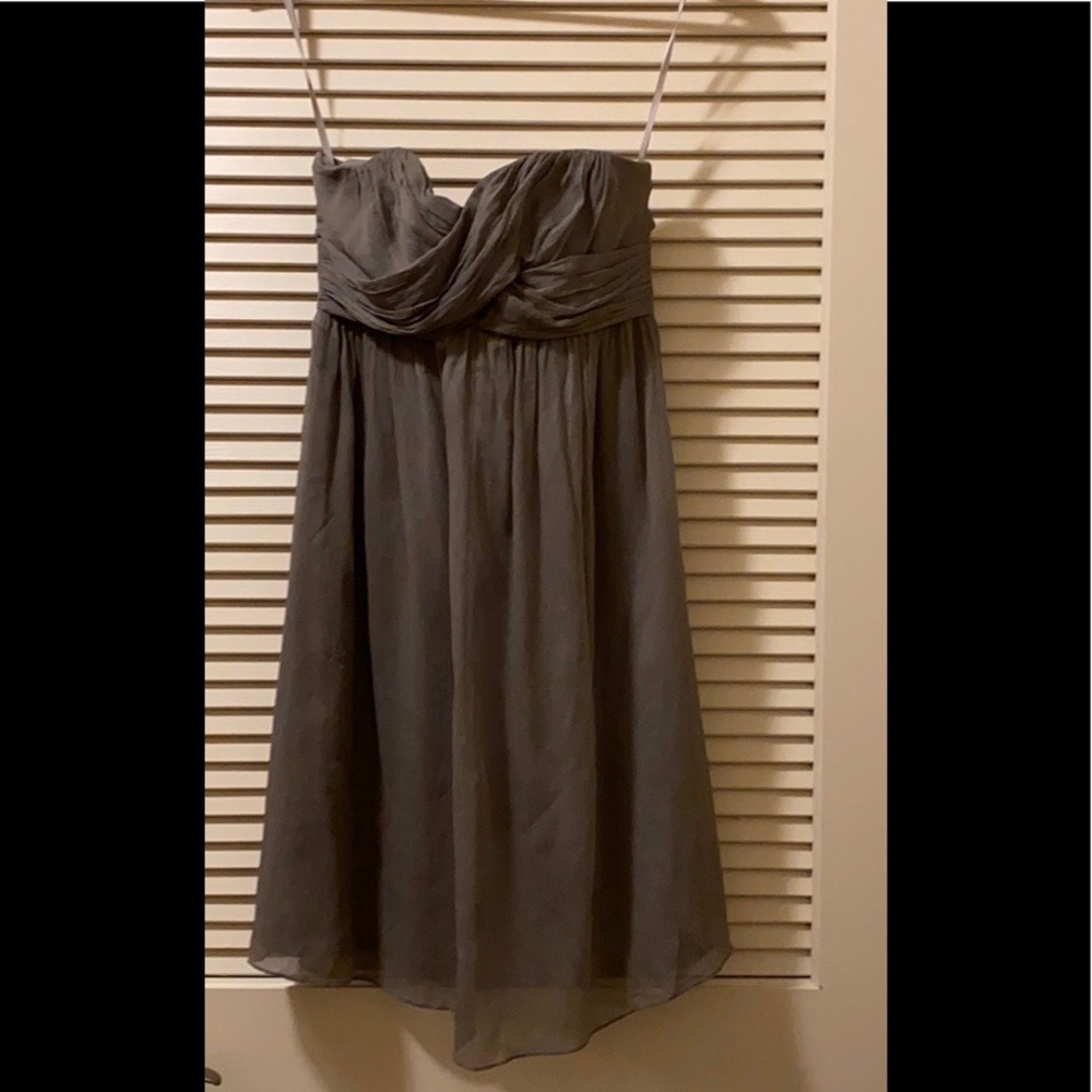 J Crew strapless formal dress